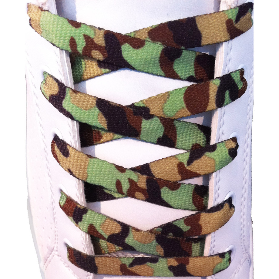 Shoelaces with army design. High quality yet cheap